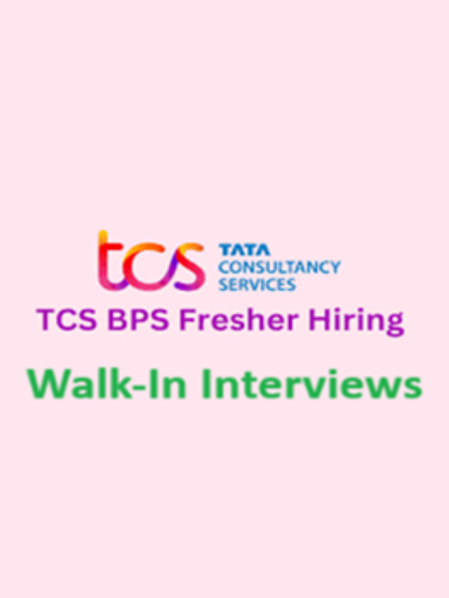 Tcs Bps Job News Current Opening As A Freshers Back End Operations Data