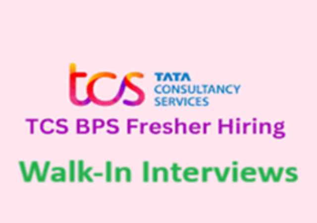 TCS BPS Job News Current Opening as a Freshers Back end operations Data Processing Associate, Apply Now