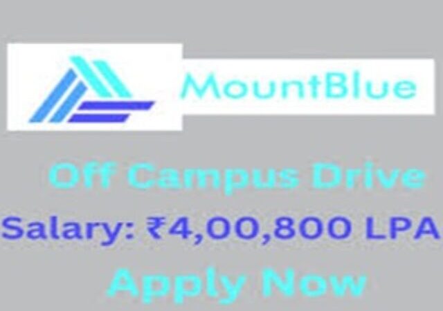 MountBlue Jobs News Current Opening as a Freshers Software Development Engineer, Apply Now